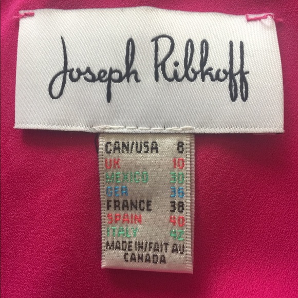 Joseph Ribkoff Fuchsia Ruffle Sleeve Top - Picture 7 of 7